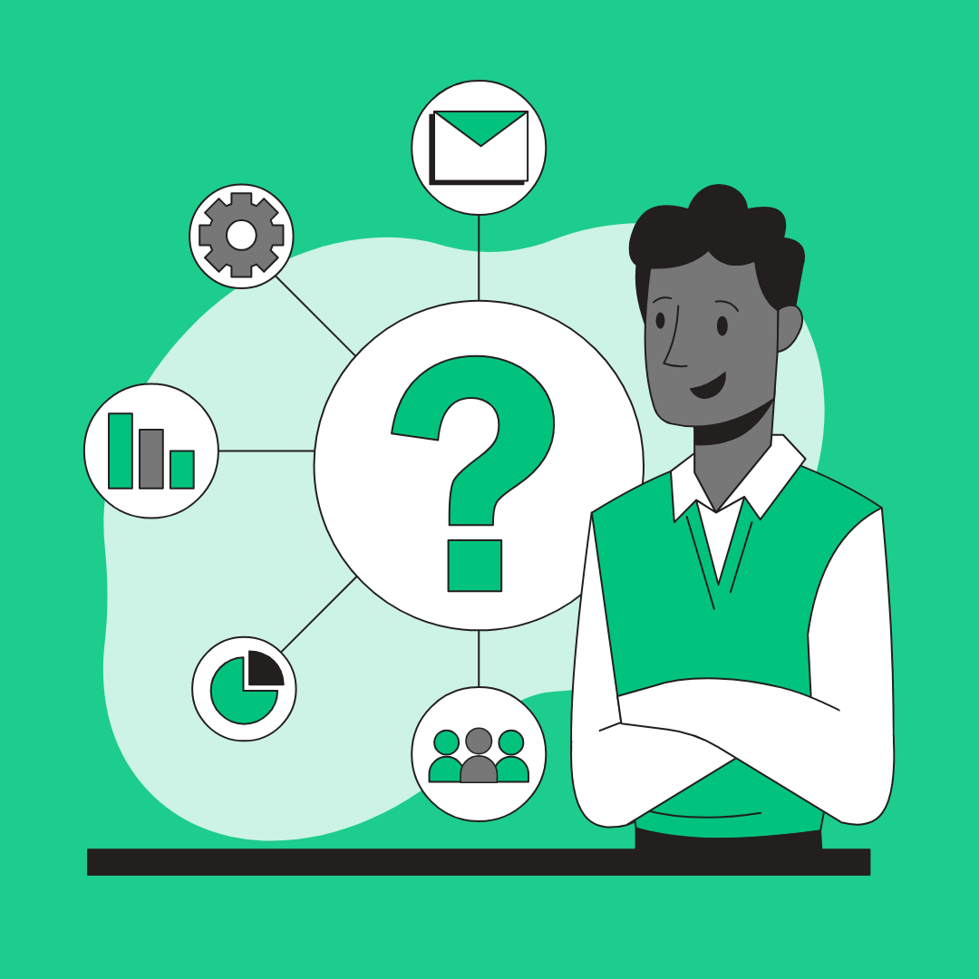 Illustratie voor probleemstelling maken