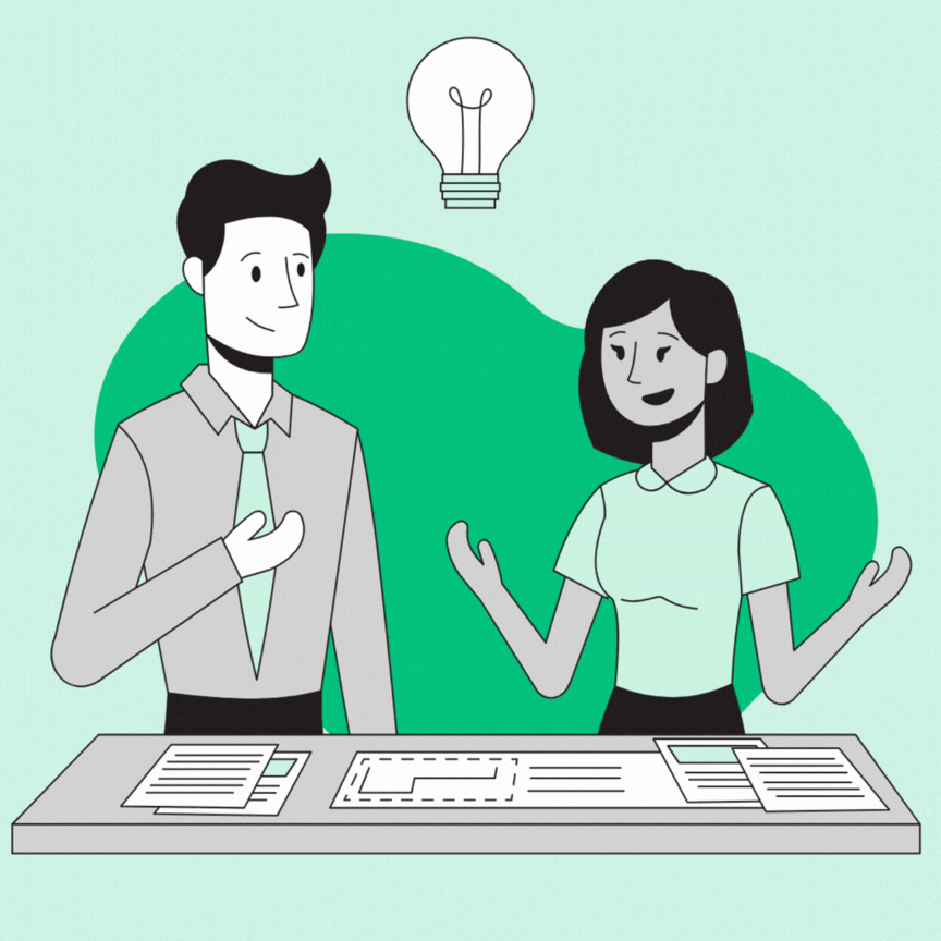 Illustratie: student krijgt hulp bij scriptie en verslag